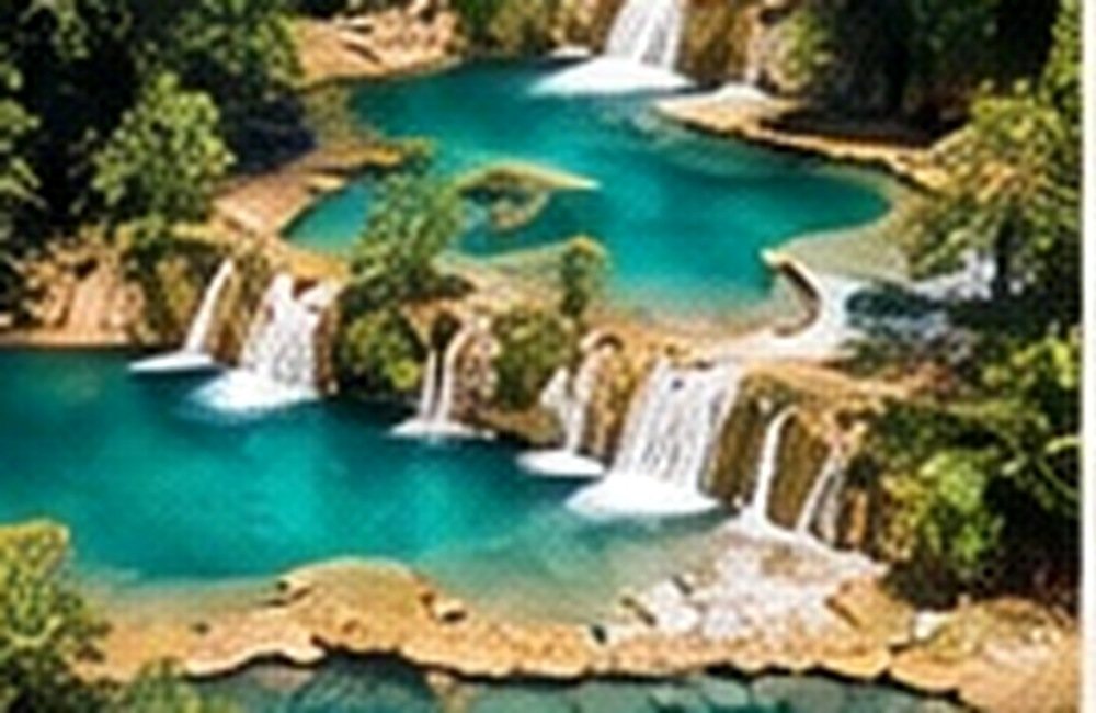 Pozas turquesa y cascadas de Semuc Champey